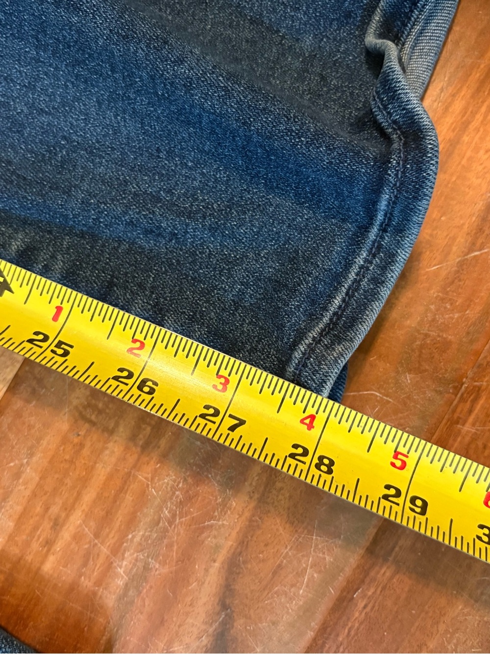 MOTHER The Tomcat Roller High Rise Wide Leg Jeans Size 28 Dark Wash (1493) - Picture 4 of 10
